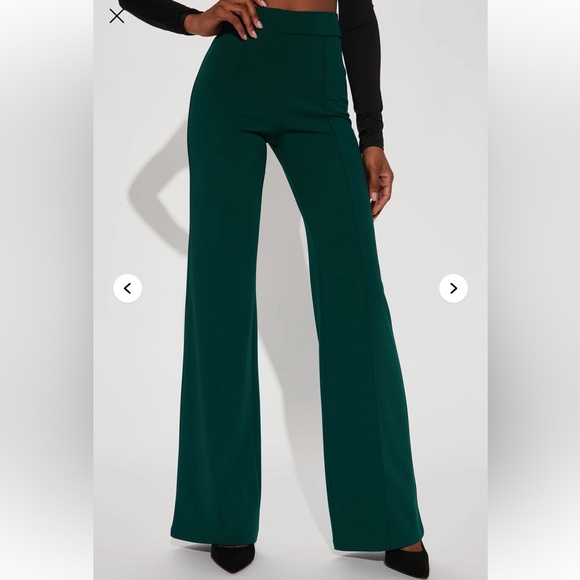 Tall Victoria High Waisted Dress Pants - Hunter and Taupe Fashion Nova - Picture 2 of 9